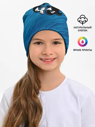 Детская шапка / Две косатки