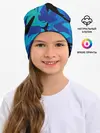 Детская шапка / Акулы паттерн