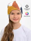 Детская шапка / Цветные пятна, мазки кистью
