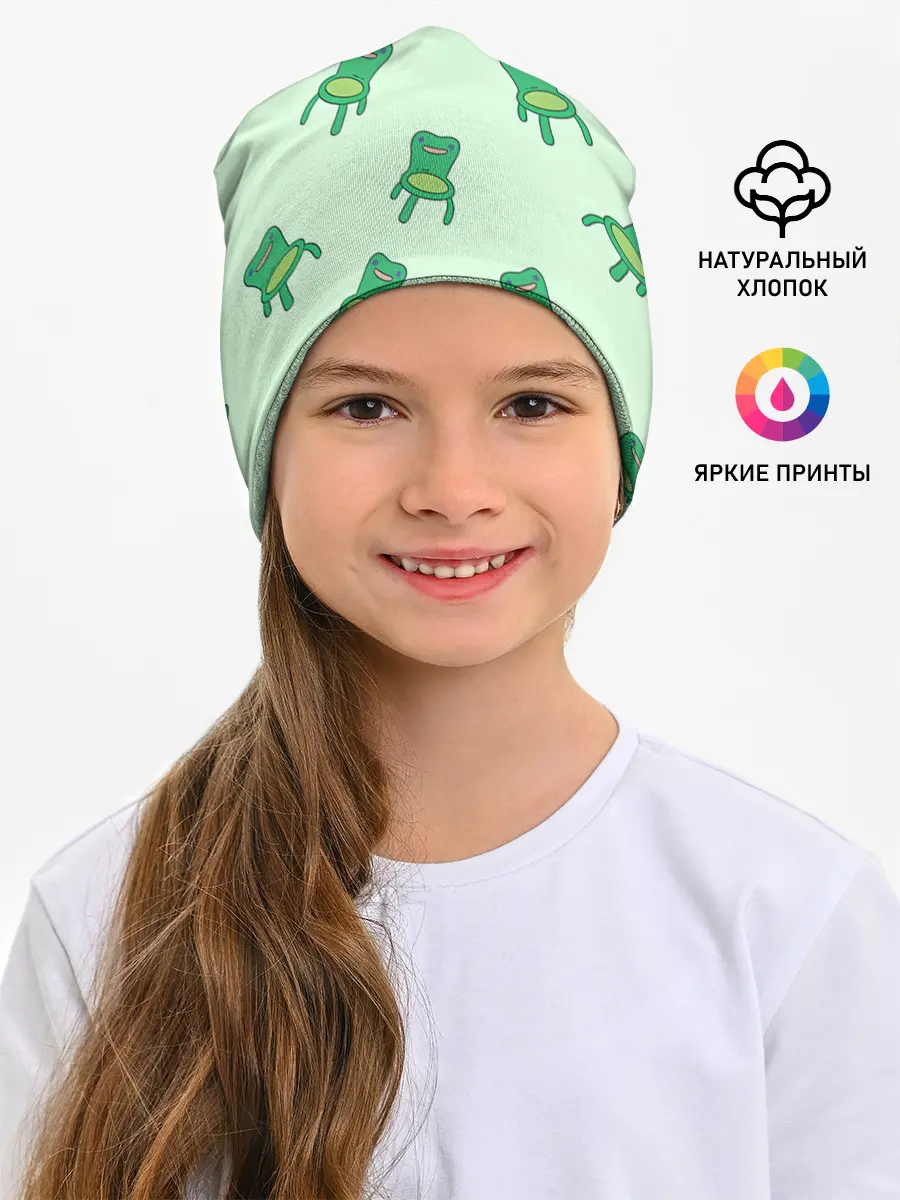 Детская шапка / Froggy crossing