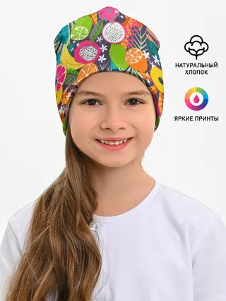 Детская шапка / Фрукты