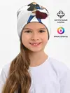 Детская шапка / Чёрный клевер Аста красный меч