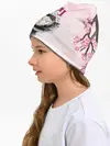 Детская шапка / Чёрный клевер сакура Аста