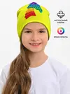 Детская шапка / Pop It единорог радужный