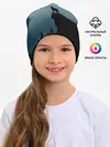 Детская шапка / ВОЛК И ЛУНА 3D
