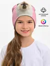 Детская шапка / Пушистый кот