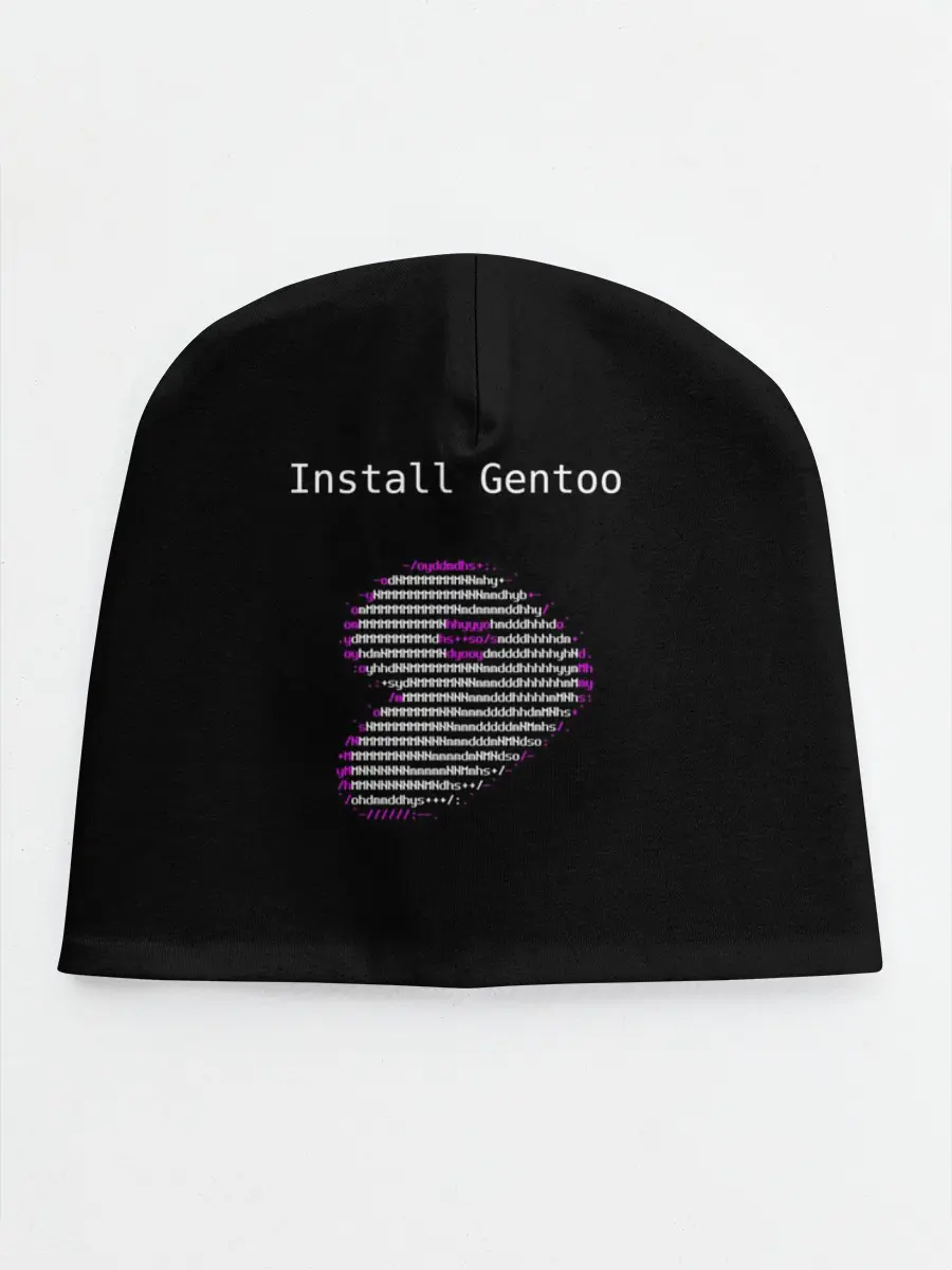 Детская шапка / Install Gentoo