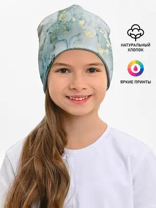 Детская шапка / Абстрактный мрамор