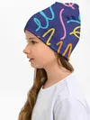 Детская шапка / Одноцветная ячейка
