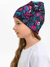 Детская шапка / Мультяшные кислотные картинки