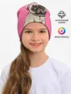 Детская шапка / Мопс | собака