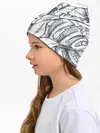 Детская шапка / Тропические листья