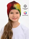 Детская шапка / Абстрактная мазаика витраж
