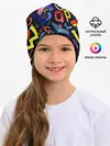 Детская шапка / Буквы английского алфавита