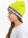 Детская шапка / Яркий цветочный узор