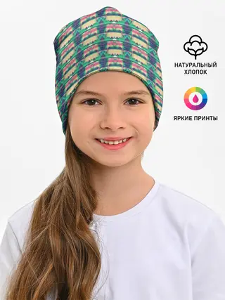 Детская шапка / Геометрический глитч