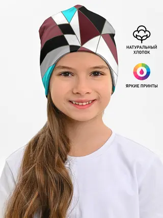 Детская шапка / Геометрический узор