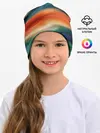Детская шапка / Мозаичный абстрактный узор