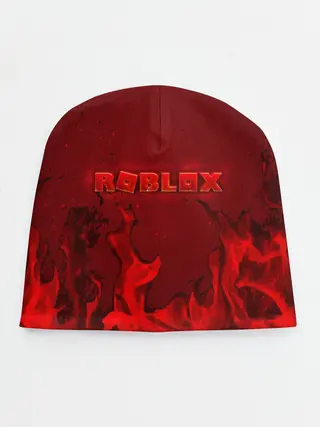 Детская шапка / ROBLOX ОГОНЬ
