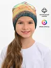 Детская шапка / Токио красками