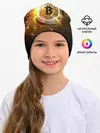 Детская шапка / КРИПТОВАЛЮТА БИТКОИН