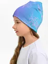 Детская шапка / Цветочный Градиент