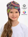 Детская шапка / Яркий красочный узор
