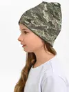 Детская шапка / Именной камуфляж Миша