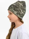 Детская шапка / Именной камуфляж Колян