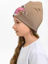 Детская шапка / акварельный енотик