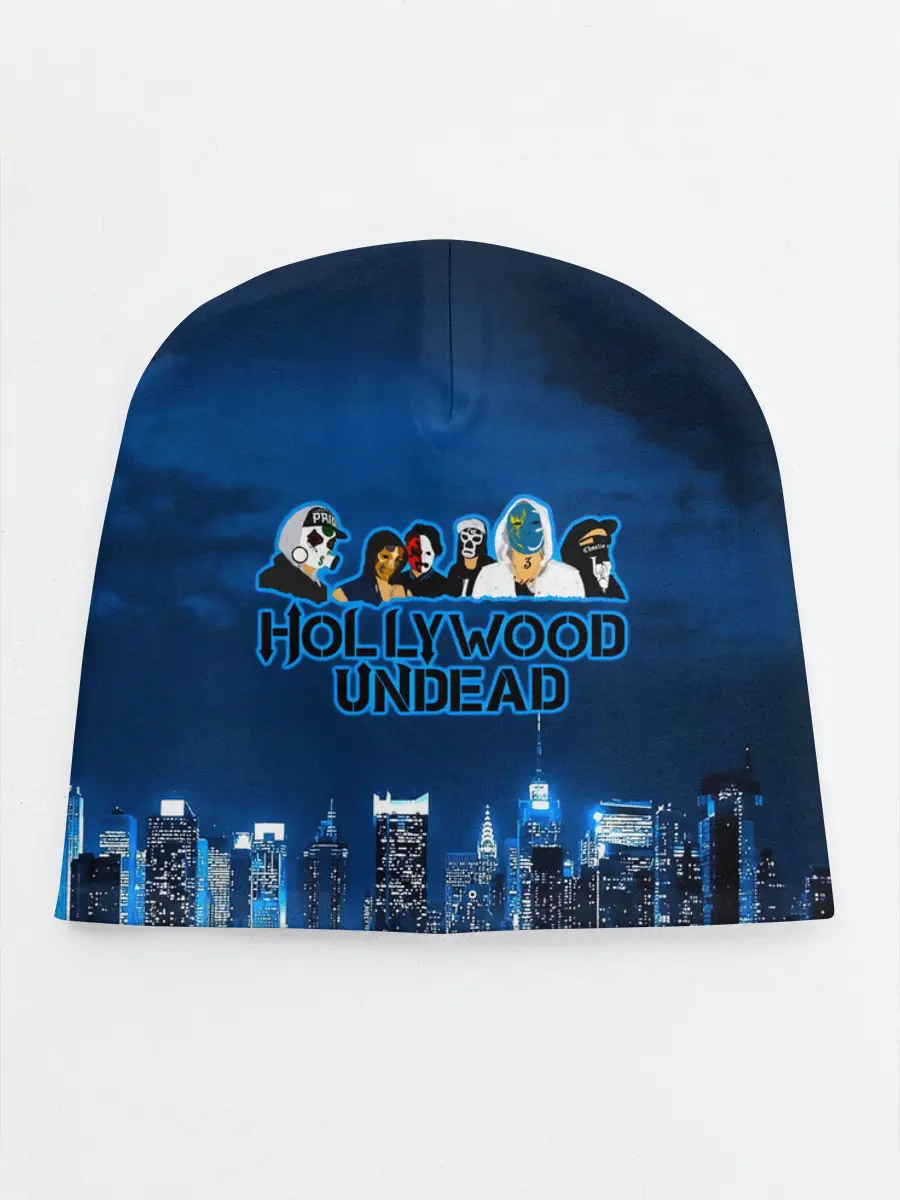 Детская шапка / Группа Hollywood Undead ночной город