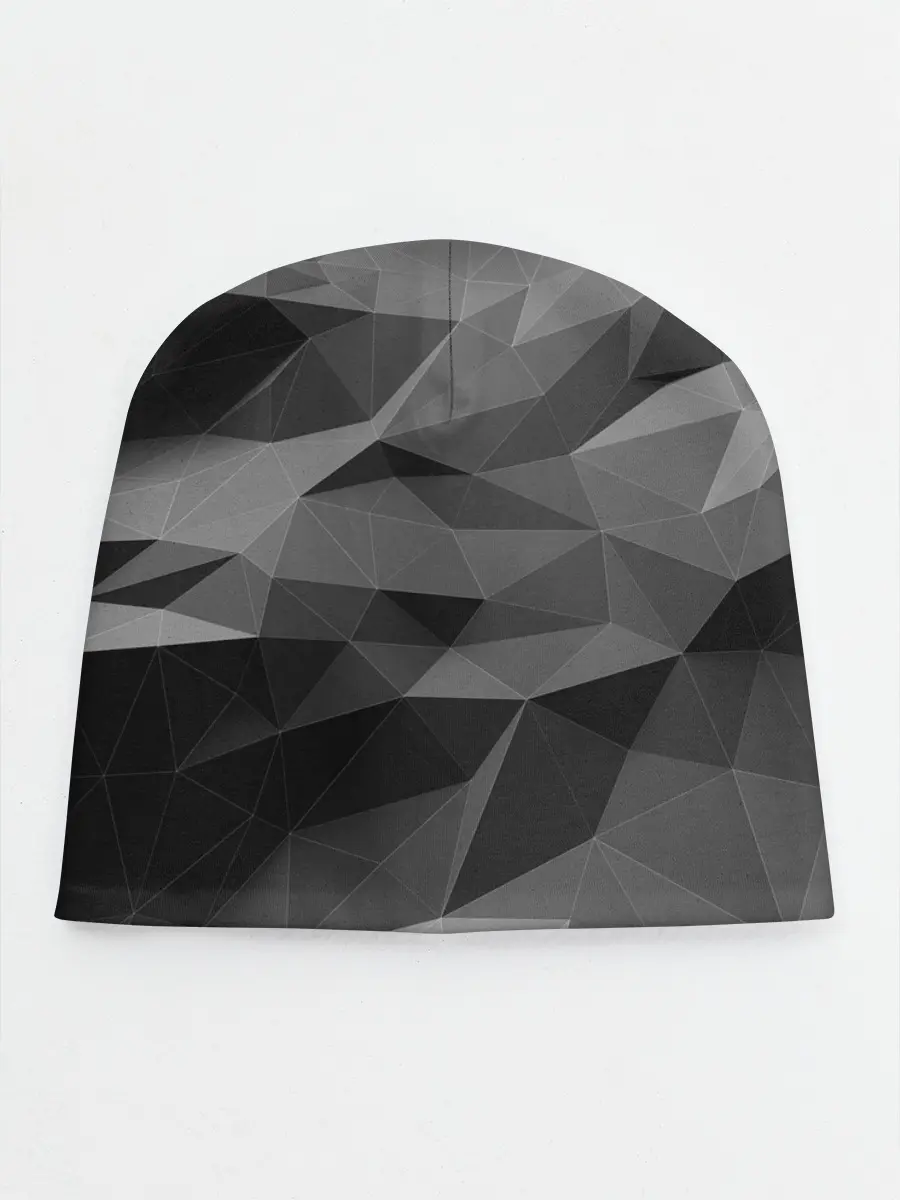 Детская шапка / gray abstraction серая абстракция
