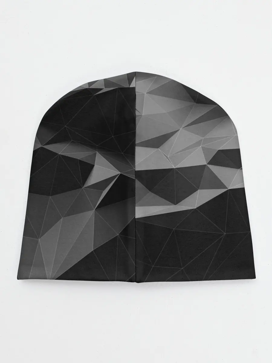 Детская шапка / gray abstraction серая абстракция