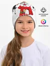 Детская шапка / Тигр в шубе Санта Клауса