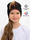 Детская шапка / Красный волк.