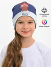 Детская шапка / Санта в трубе с Оленем