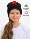 Детская шапка / Дерево с Чёрный клевером.