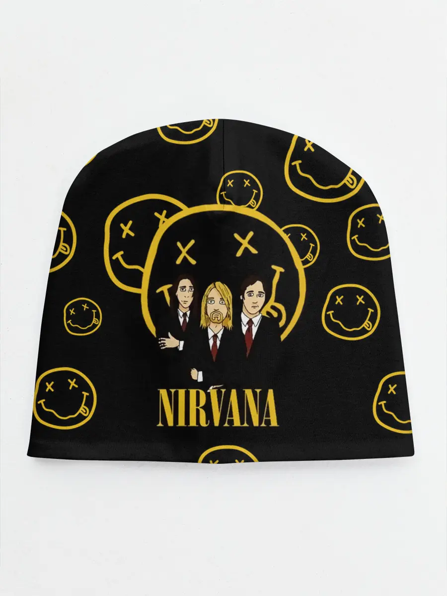 Детская шапка / Арт на группу Nirvana