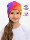 Детская шапка / РАДУЖНАЯ ГЕОМЕТРИЯ / RAINBOW GEOMETRY