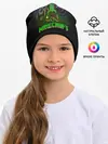 Детская шапка / Стив против монстров | Майнкрафт