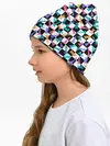 Детская шапка / Разноцветные Шахматные Фигуры