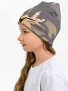 Детская шапка / Камуфляжный кот