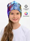 Детская шапка / Плывущий неоновый тигр