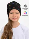 Детская шапка / Игра в кальмара: Паттерн фигурок.