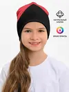 Детская шапка / ГЕОМЕТРИЯ МИНИМАЛИЗМ | КРАСНЫЕ ПОЛОСЫ