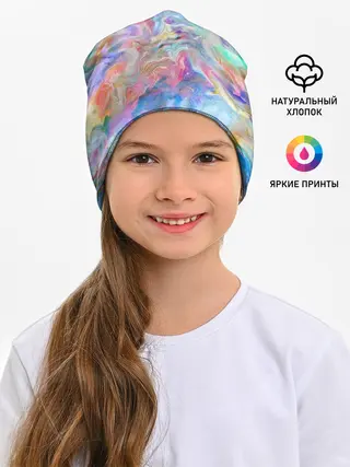 Детская шапка / Радужное небо