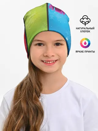 Детская шапка / Цветное рождество Snowflake