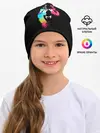 Детская шапка / Неоновый свирепый волк