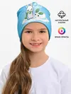 Детская шапка / Let it snow. Зайчик и снежок