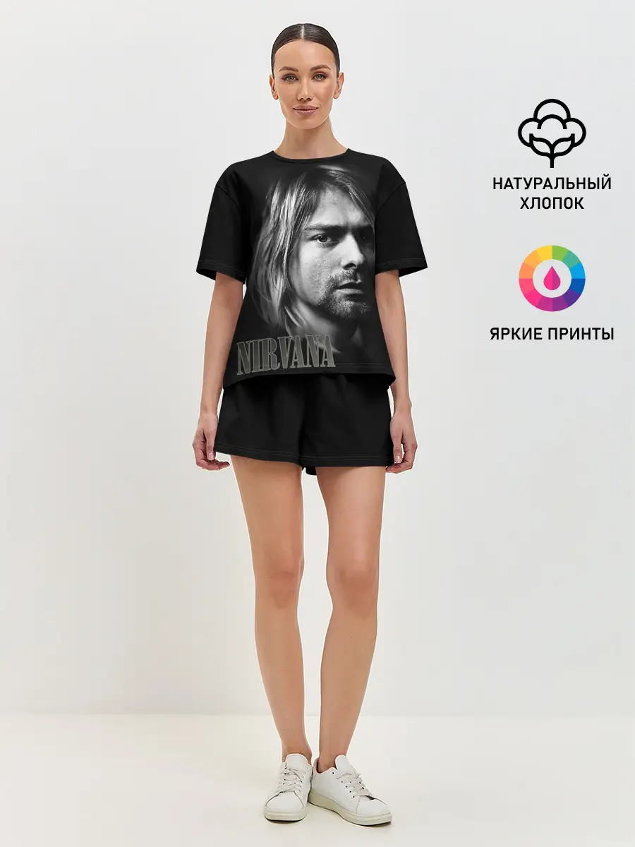 Женская пижама с шортами / Nirvana